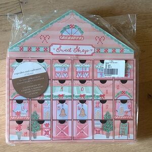 cupcakes & cashmere Sweet Shop Countdown Calendar - Pink and Green